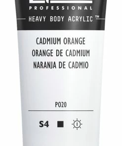 Best Sale 🛒 Liquitex Heavy Body Acrylic Paint, Cadmium Orange, 2 Ounce Tube 🔔
