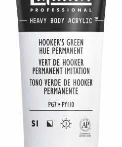 New 🔥 Liquitex Heavy Body Acrylic Paint, Hookers Green Hue Permanent, 2 Ounce Tube 🤩