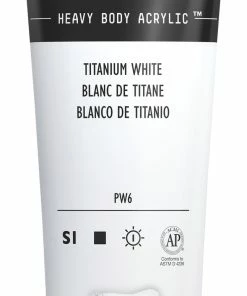 Hot Sale 🤩 Liquitex Heavy Body Acrylic Paint, Titanium White, 4.65 Ounce Tube 💯
