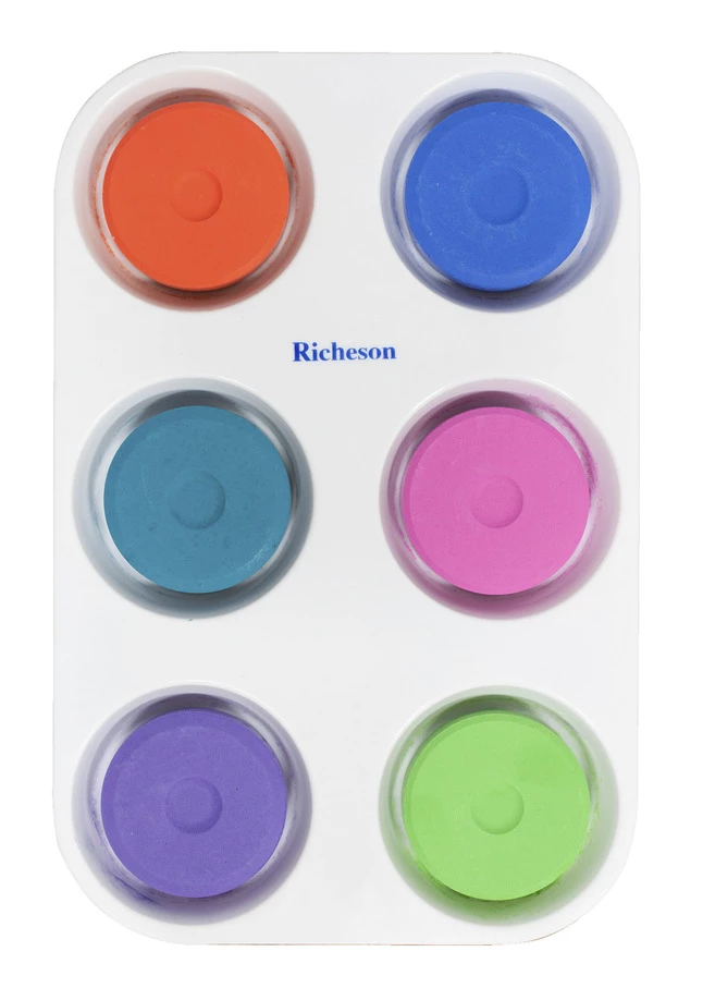 Outlet π Jack Richeson Large Tempera Cakes With Tray, Assorted Secondary Colors, Set Of 6 𧨠3 Outlet π Jack Richeson Large Tempera Cakes With Tray, Assorted Secondary Colors, Set Of 6 π§¨