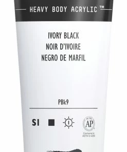Wholesale π₯ Liquitex Heavy Body Acrylic Paint, Ivory Black, 4.65 Ounce Tube π₯°
