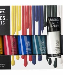 Deals β Liquitex BASICS Acrylic Paint Set, 4 Ounce Tubes, Assorted Color, Set Of 6 π§¨