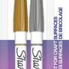Deals 💯 Sharpie Oil Based Paint Markers, Fine Tip, Metallic Gold/Silver, Pack Of 2 🎉 -Crayola - shop 405864 A ecommfullsize