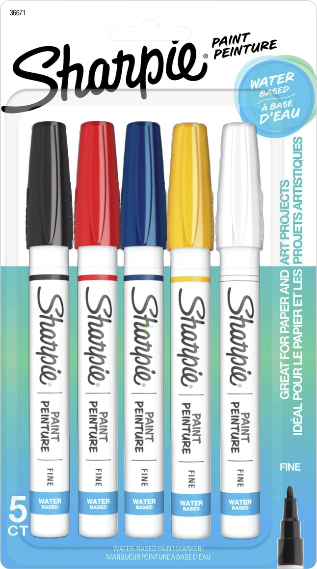 Best Pirce β¨ Sharpie Water Based Paint Marker Set, Fine Tip, Assorted Color, Set Of 5 π 3 Best Pirce β¨ Sharpie Water Based Paint Marker Set, Fine Tip, Assorted Color, Set Of 5 π