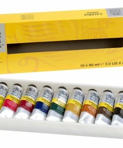 Top 10 😉 Winsor & Newton Winsor And Newton Galleria Acrylic Paint Set, Assorted Vibrant Color, 2 Ounce, Set Of 10 🛒