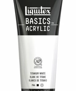 Deals 🔥 Liquitex BASICS Acrylic Paint, 8.45 Ounces, Titanium White ✔️