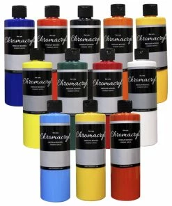 Promo 😍 Chromacryl Premium Students Acrylic Paint, Assorted Colors, Pints, Set Of 12 😍