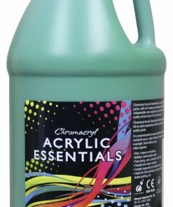 Promo 🤩 Chromacryl Acrylic Essentials, Half Gallon, Green ⌛