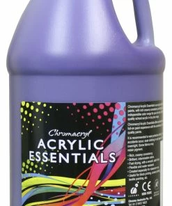 Promo ✔️ Chromacryl Acrylic Essentials, Half Gallon, Purple 🌟