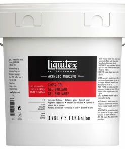 Best deal 🤩 Liquitex Non-Toxic Heavy Body Gel Acrylic Medium, 1 Gallon, Transparent Gloss 😍
