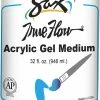 Best Pirce 👏 Sax True Flow Gel Acrylic Medium, Quart, Dries To A Clear High Gloss 🔥